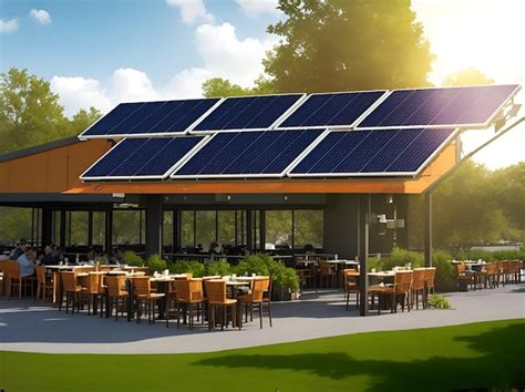 solar panels for restaurants.